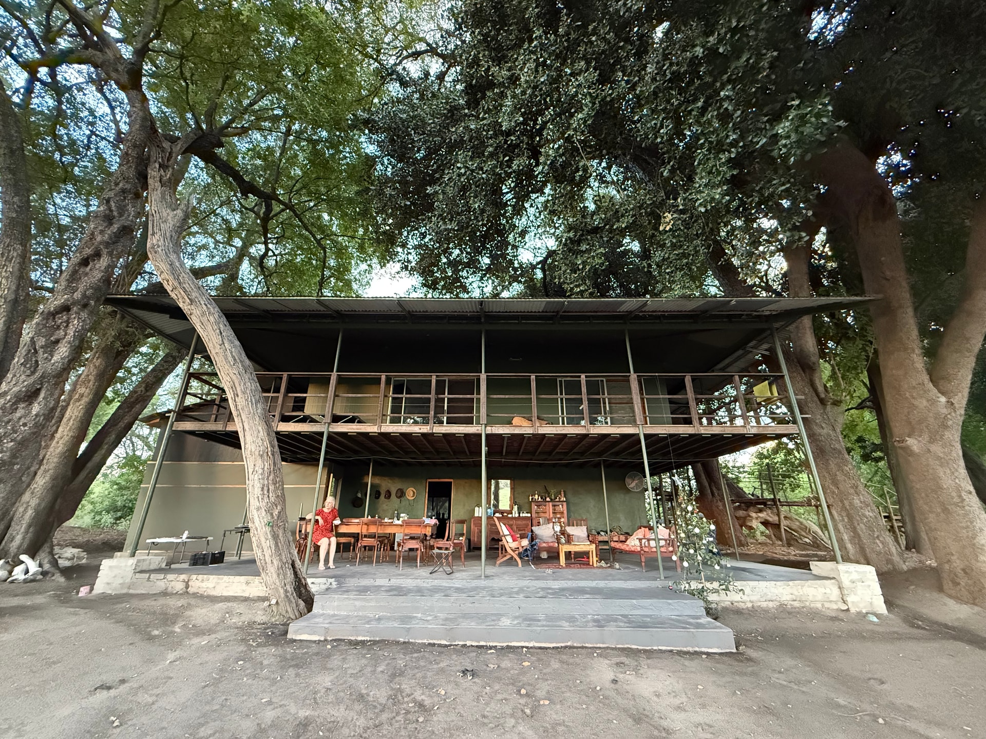 Fully equipped camp kitchen for self-catering at Samonyana Private Island